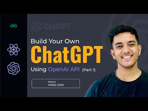 Build Your Own ChatGPT using React JS and OpenAI API | ChatGPT Clone | React Projects