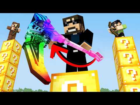 Lucky Block Pillars is HILARIOUS in Minecraft