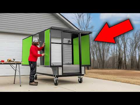 I Built The World's Smallest Camper You Can Actually Live In!