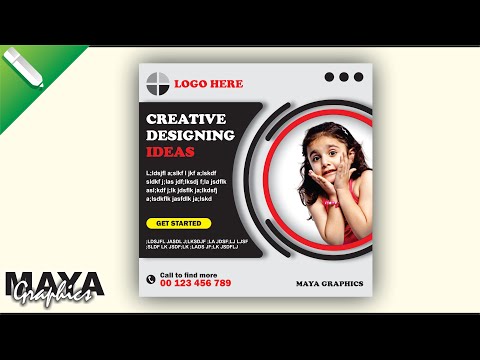 How to Design a Social Media Banner | Social Media Post Design in Coreldraw | Coreldraw tutorial