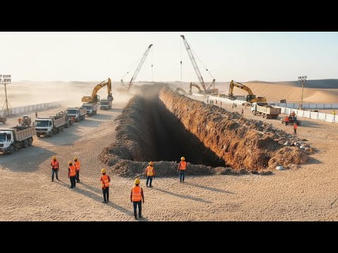 Израиль Разделяет Пустыню, Чтобы Направить Красное Море в Мертвое Море. Это Изменит Карту Навсегда