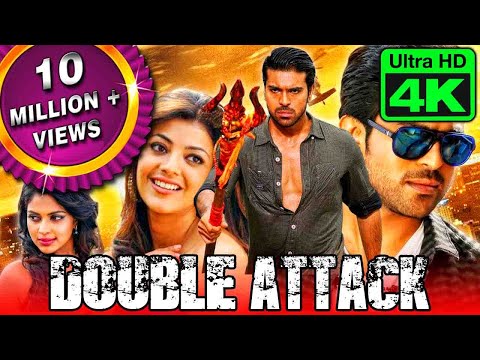 Double Attack (4K ULTRA HD) - RAM CHARAN Telugu Hindi Dubbed Movie | Kajal, Amala Paul