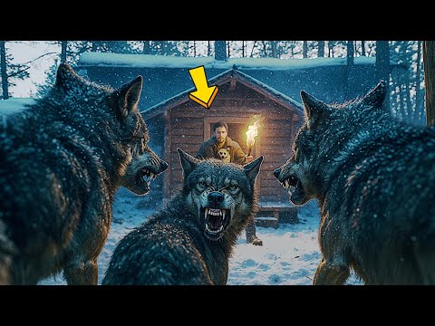 СТАЯ ОКРУЖИЛА СТАРУЮ ИЗБУШКУ… И ТО, КТО ВЫШЕЛ ИЗ НЕЁ, ЗАСТАВИЛО ВСЕХ ОПУСТИТЬ РУЖЬЯ