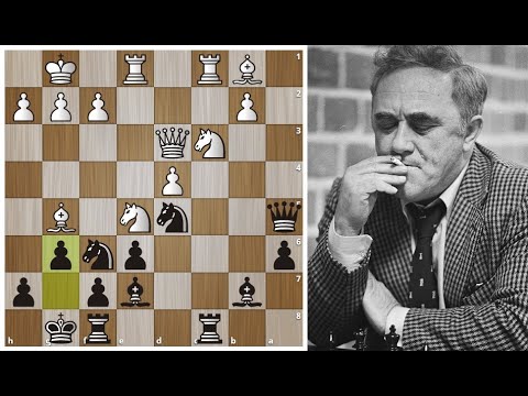 Гроза чемпионов-Ефим Геллер в острейшей схватке побеждает Спасского! Шахматы.