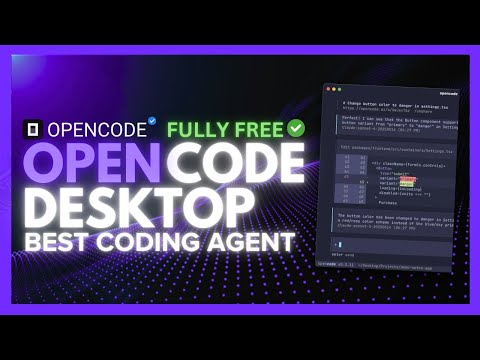OpenCode Desktop: BEST AI Coding Agent Ever + FULLY FREE! BYE Gemini CLI & ClaudeCode! (Opensource)