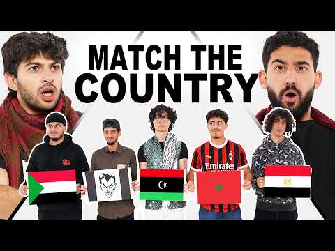 MATCH THE COUNTRY NORTH AFRICA