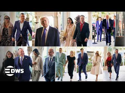 FULL GRAND ARRIVALS: Trump, Musk, Rubio,Bondi,Karoline & VIPs Arrive at Scavino–Elmore Wedding |AC1E