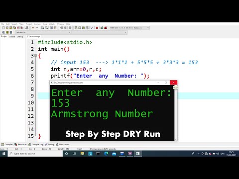 C Program to Check a Number is Armstrong or Not | Learn Coding
