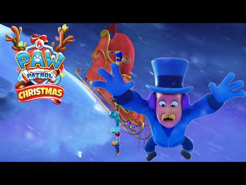 Humdinger Crashes His Sleigh! 🛷 A PAW Patrol Christmas - PAW Patrol Compilation - Cartoons for Kids