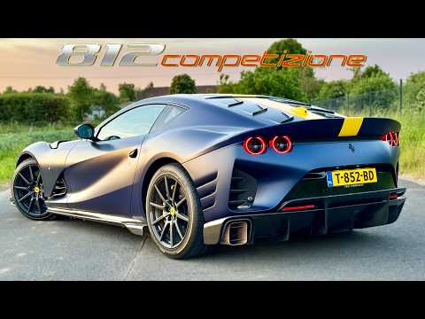 FERRARI 812 COMPETIZIONE // 350 KMH REVIEW on AUTOBAHN