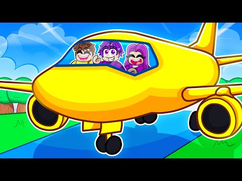 Building the BIGGEST Airplane in Roblox Build a Boat…