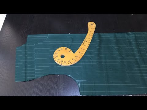 How to cut a perfect neck line and armhole in senator