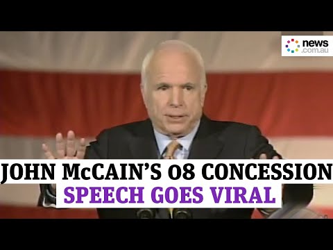 John McCain's humble 2008 concession speech