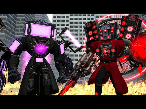 NEW UPGRADED TITAN SPEAKERMAN 3.0 VS TITAN TV MAN WITH ASTRO UPGRADES! - Skibidi Toilet Garry's Mod