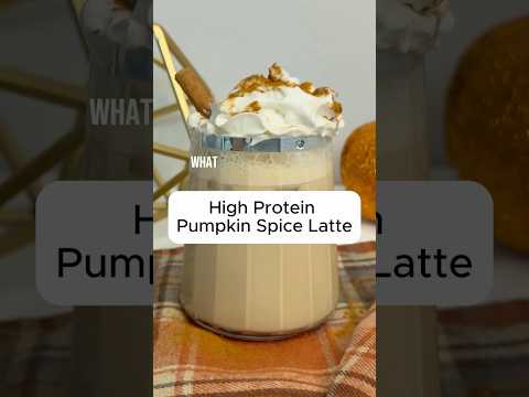 High Protein Pumpkin Spice Latte Recipe (26g Protein & 185 Calories)
