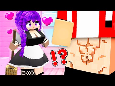RUMI Become JJ Maid and SPY HIM IN HOUSE?! Mikey Save JJ  - Maizen Minecraft
