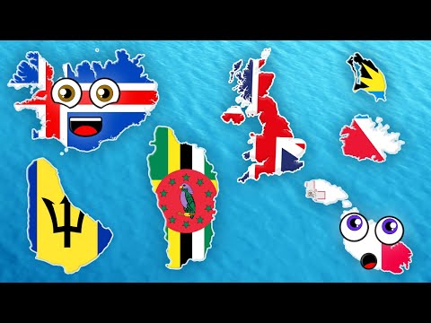 Island Countries of The World Ranked By Population Size | KLT Geography
