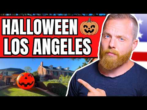 Los Angeles: XXL Halloween decoration, real estate horror, USA everyday stories
