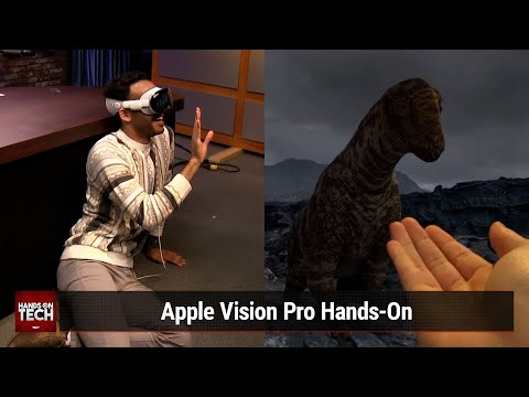 Apple Vision Pro Unboxing & Hands-On - Apple Vision Pro Hands-On