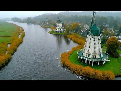 The Netherlands Like You’ve Never Seen Before | Windmills, Canals & Hidden Beauty 4K