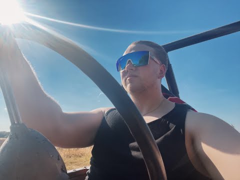 Going topless in my Land Rover!