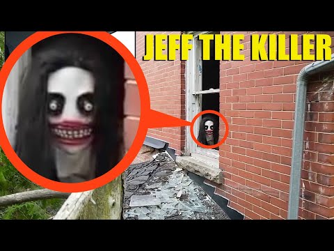 if your drone catches Jeff the Killer at this secret scary hideout, RUN away FAST (he was so angry)
