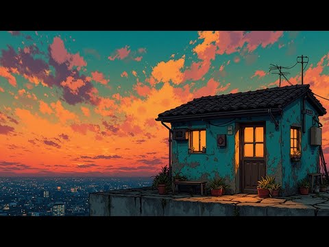 Tokyo Midnight Lofi 🎧 Chill Rooftop Ambience | Relaxing Music for Work, Study & Stress Relief