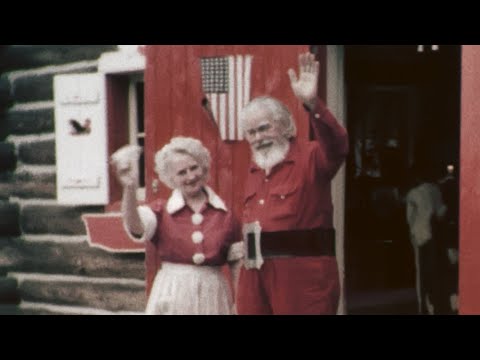 1950 Visit to Santa's Workshop at North Pole, New York | 16mm Film Scan