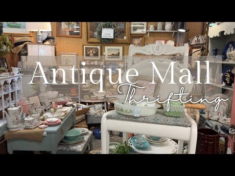 Cottage Antique Mall & Thrift Store Shop with Me | Vintage Finds HAUL | Thrift Flip | Cozy Styling 