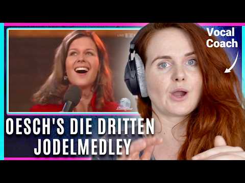 INCREDIBLE Yodelling! | Oesch's die Dritten - Jodelmedley | Vocal Coach Reacts & Analysis