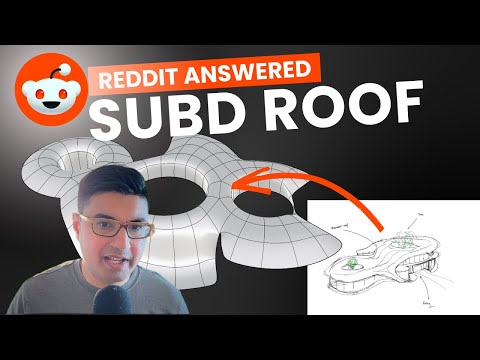 Your First Roof Design with Rhino SubD Made Easy - Rhino 8 Tutorial