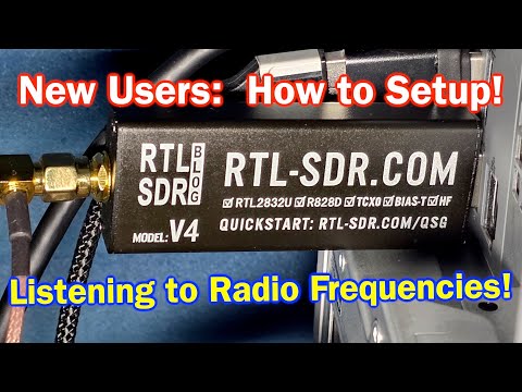 RTL-SDR Blog V4 | SDRSharp (SDR#) | How to Update V4 drivers | Shortwave Listening Dongle |