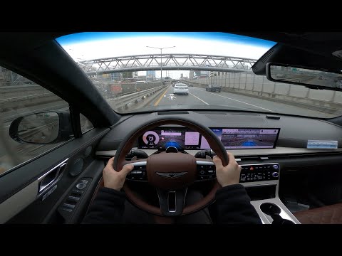 2025 Genesis GV80 3.5T AWD 6-seater POV Test Drive