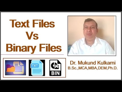 Text Files Vs Binary Files | File Handling | Text file | Binary file | Data structures