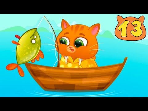 Суровый КОТИК БУБУ №13. Бубу на рыбалке. МУЛЬТФИЛЬМ про котят на канале Хвостик ТВ