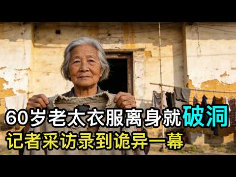 太离奇!60岁老太40年没穿过新衣服,衣服离身就破洞,记者采访录到诡异一幕#走进真相