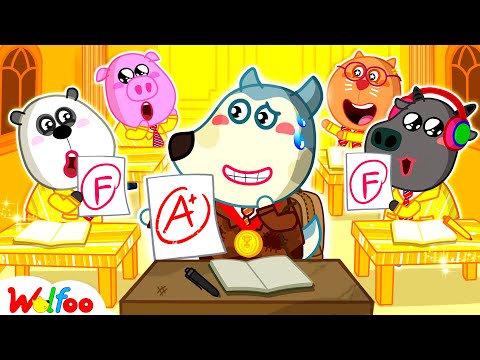 What if Wolfoo Sent to Famous School? | Wolfoo Channel | Kids Cartoon