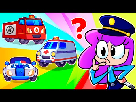 Whose Car Is This? 🚓🚑🚒 | Good behavior vs Bad behavior | Viv & Denny | Funny Cubs