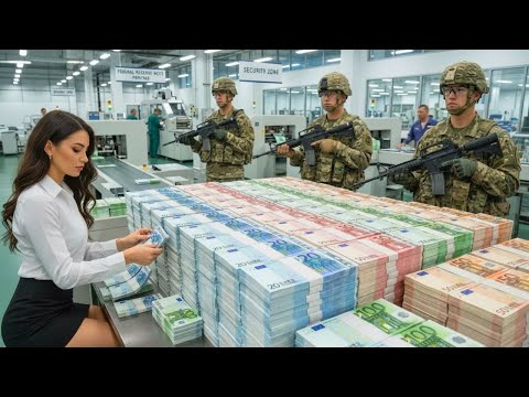 داخل مصنع المال في أوروبا: كيف يُصنَع اليورو وكيف يتم حمايته (العملية الكاملة)