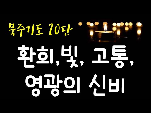 묵주기도/묵주기도 20단 전체/환희 의신비/빛의 신비/고통의 신비/영광의 신비(기도중간 광고없음)