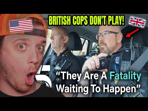 UK Police on HIGH SPEED car chase! (American Reacts to British cops)