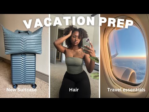 Vacation Prep Vlog| Last minute errands, New suitcase, Hair appt, Travel essentials.