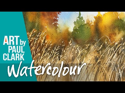 5 techniques for painting grasses in watercolour