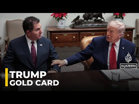 Trump promotes new ‘Gold Card’ programme at White House roundtable