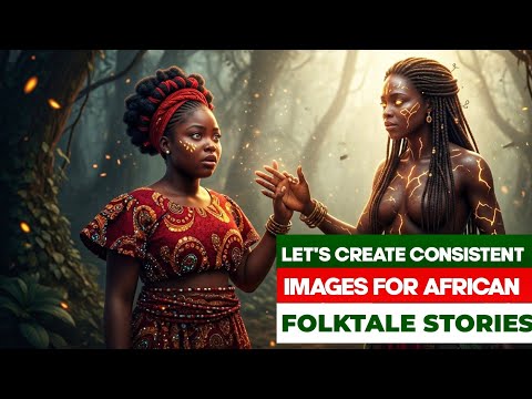“How I Create Consistent African Folktale Images for 1-Hour Stories — EASIEST Method in 2025!”
