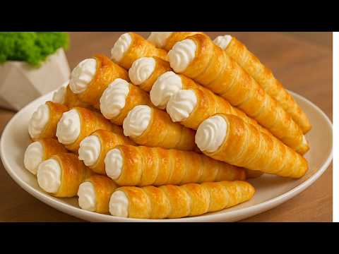 Better than ANY CAKE! Gorgeous CREAM TUBES ✅ Proven recipe