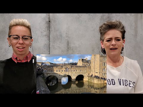 American Couple Reacts: Bath, England! Glimpse into the City & Things to do! First Time Reaction!!