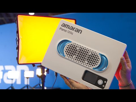 amaran Pano 120c Lightweight 120W RGB Panel with USB-C Presented