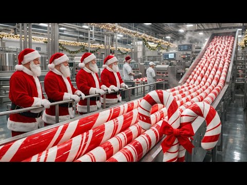 Mass Production Facility For Hard Candy: Lollipops & Candy Canes Manufacturing