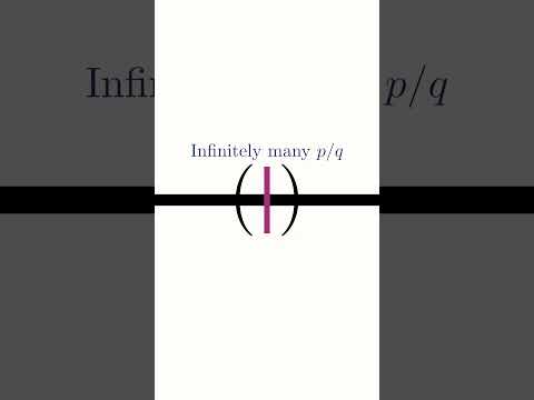 Irrationals and Rationals #maths #math #mathematics